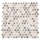 Andova Tiles SAMPLE Dexo 1 x 1 Glass Penny Round Mosaic Wall  Floor Tile SAM-ANDDEX333 - alternate 3